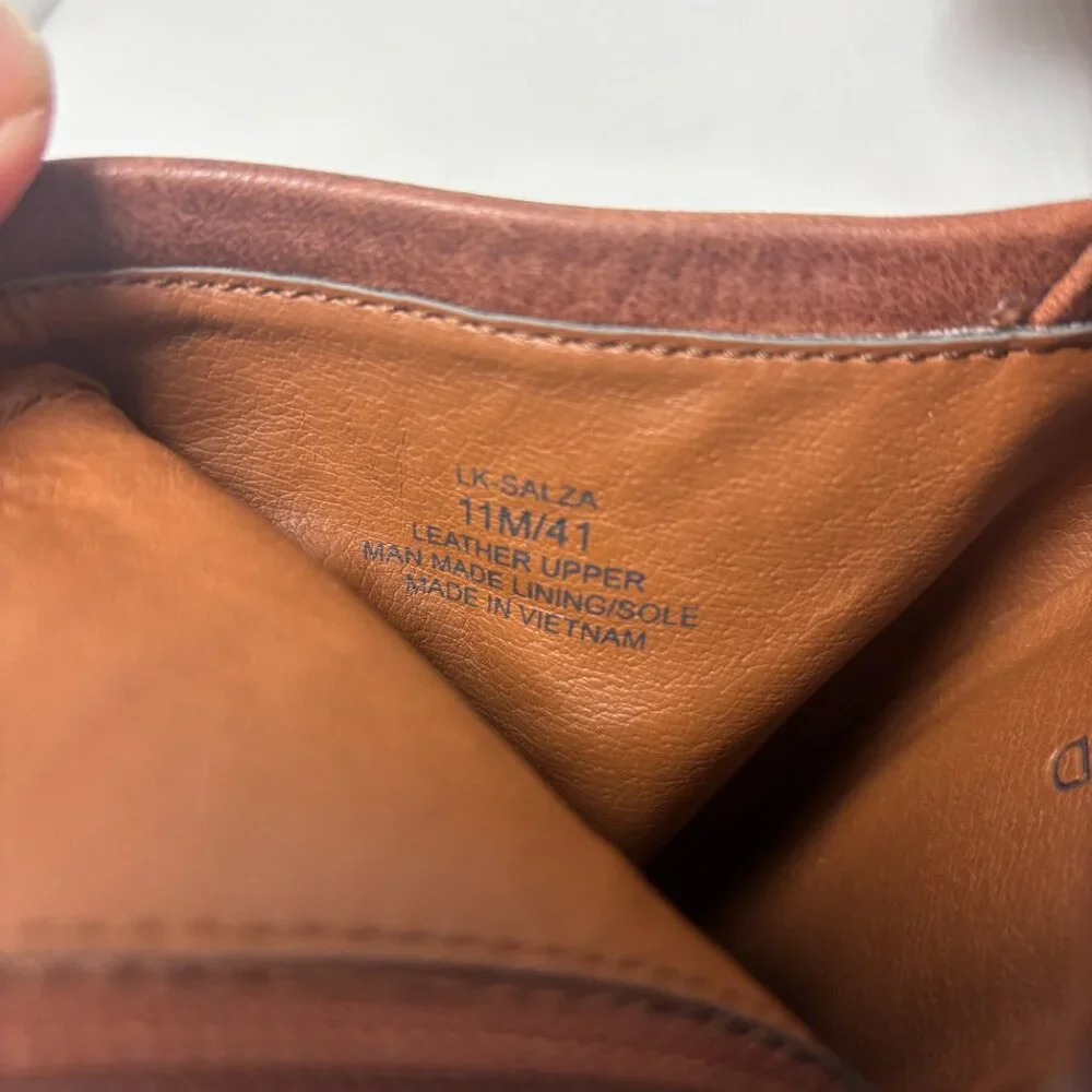 NWOT: Lucky Brand Heeled Brown Leather Booties Boots Women's Size 11 - 2128 - Picture 10 of 10